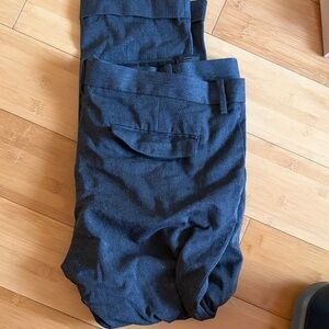 H&M Navy Slim Fit Trousers